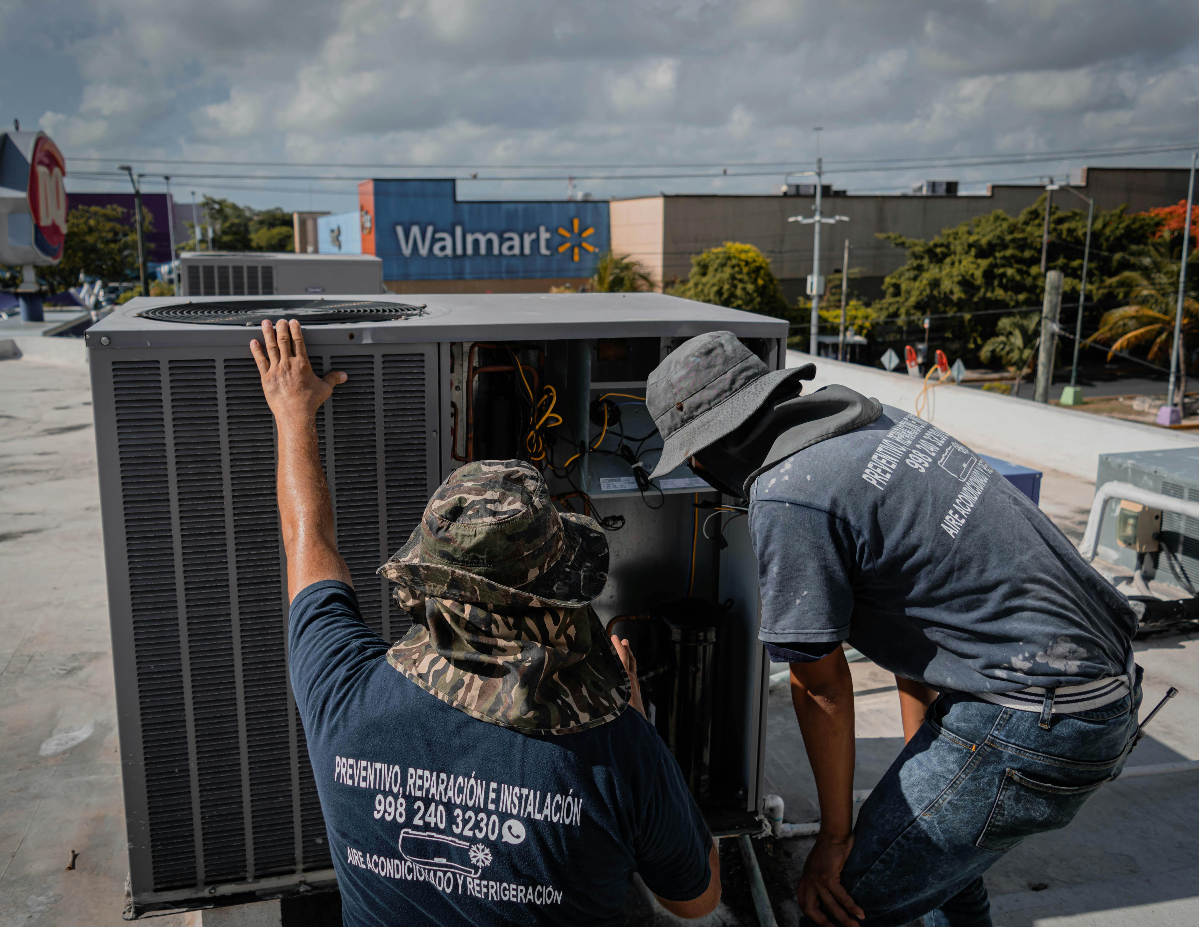 Alliance certified commercial refrigeration technician at work