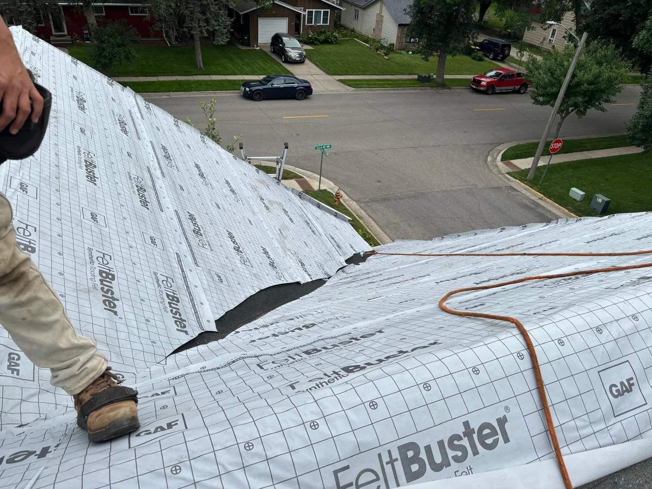 Roofing project photo