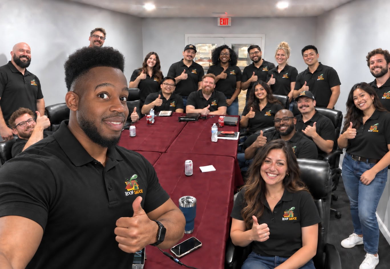 The Roof Sauce team