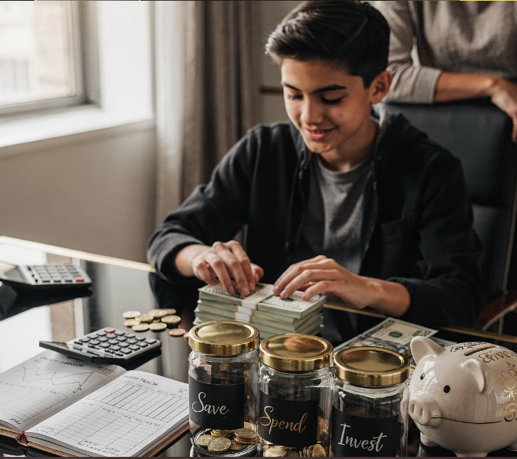 Kids learning money management