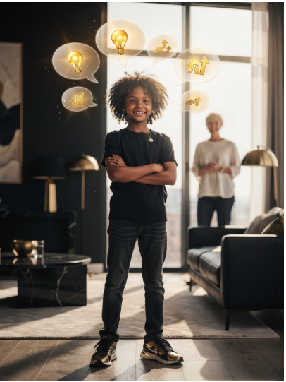 Kids building entrepreneurial mindset