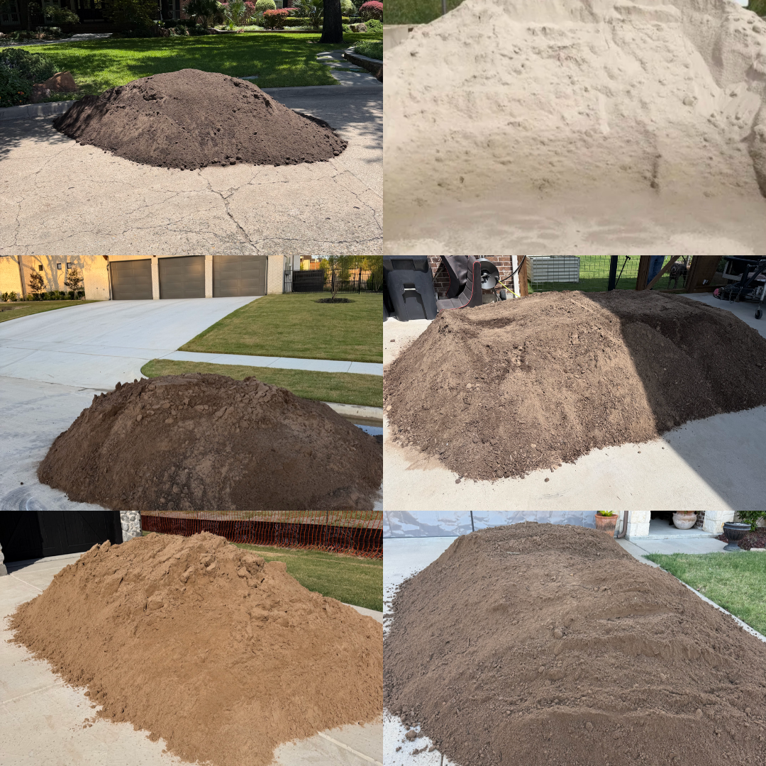Sand, dirt and soil delivery