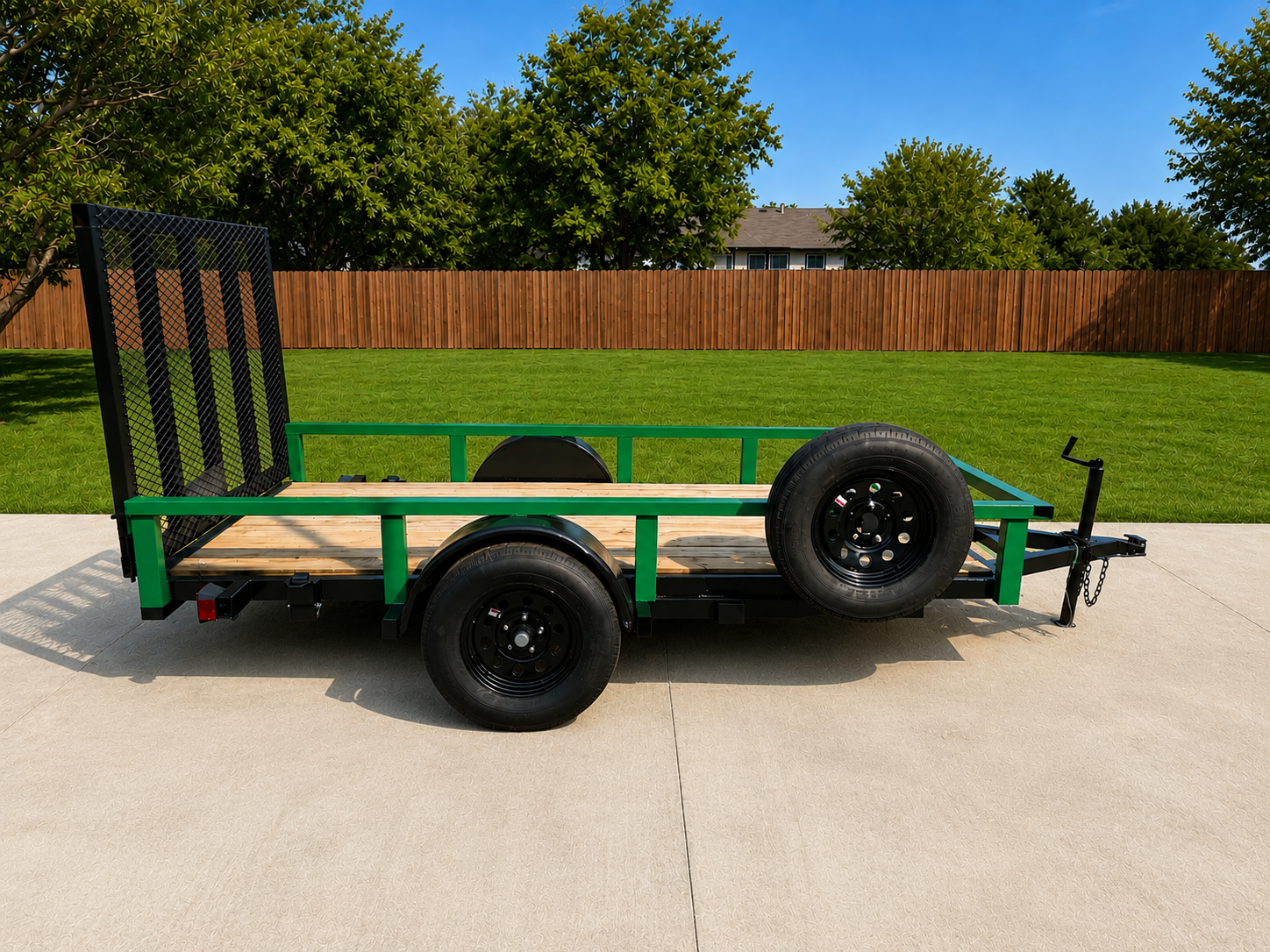 5 foot by 10 foot utility trailer rental in Caddo Mills, TX