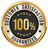 100% satisfaction guarantee