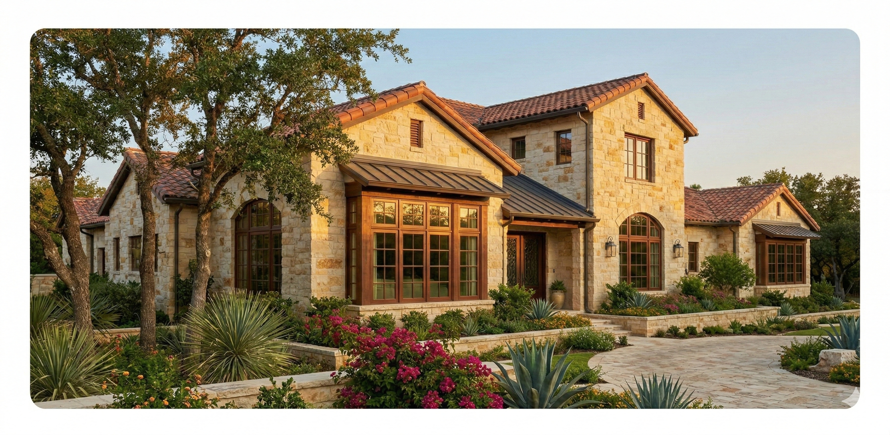 Luxury home with beautiful windows in San Antonio