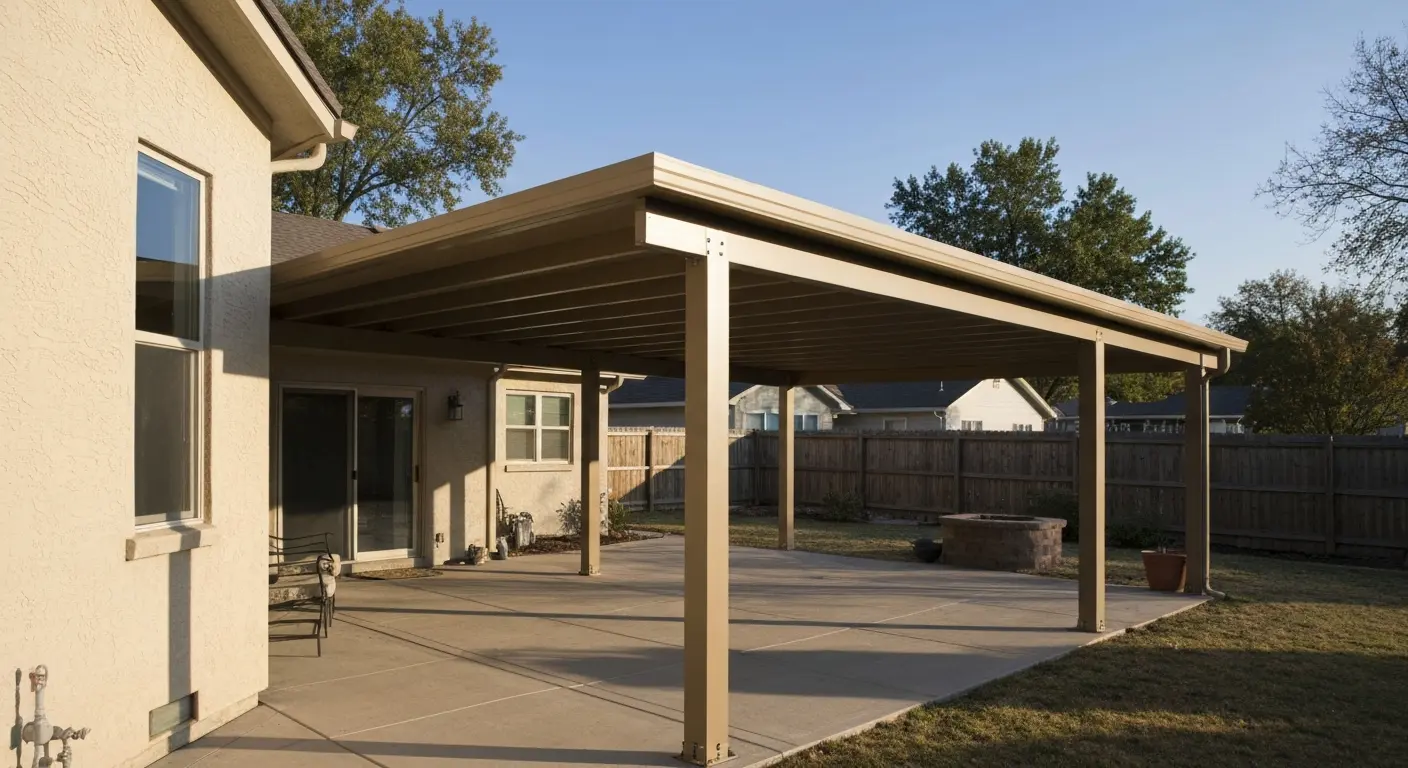 Patio cover structure