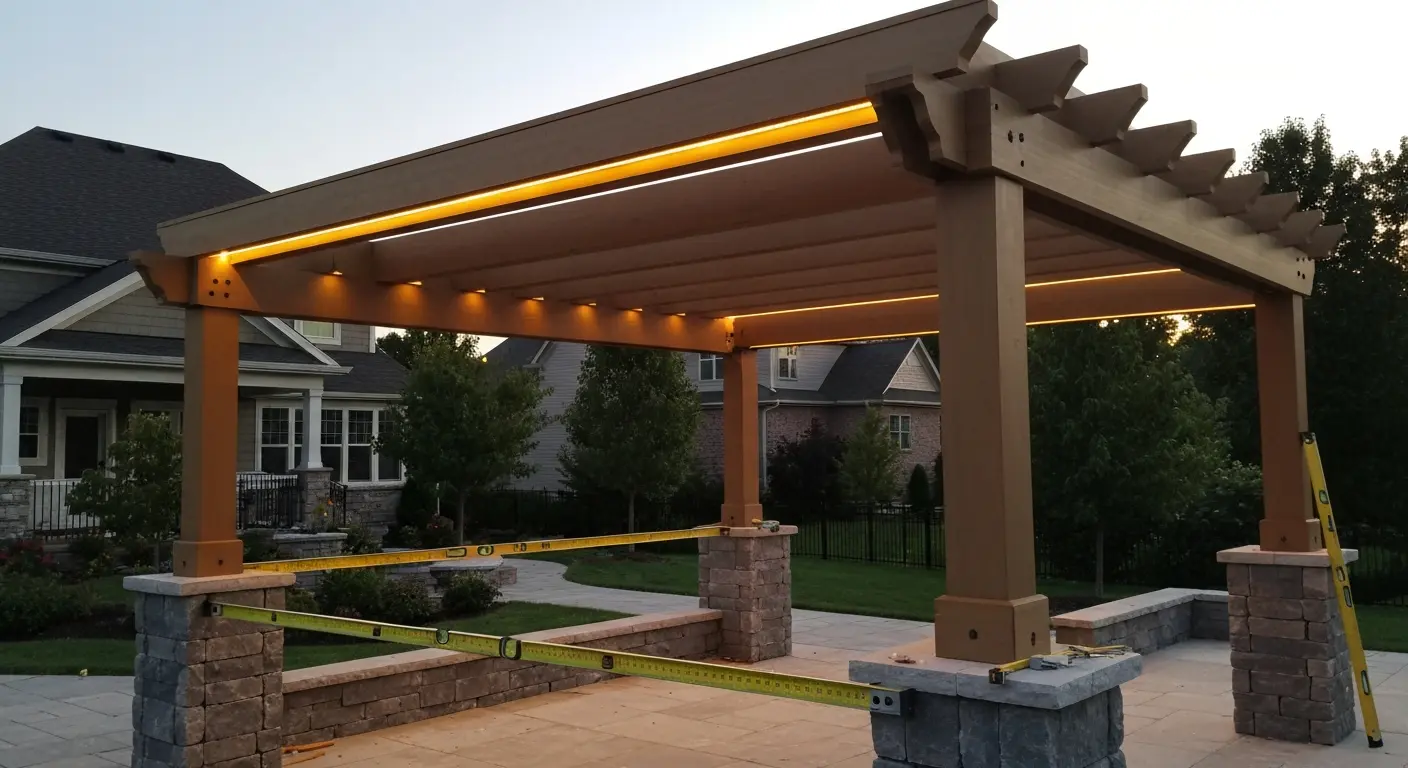 Patio cover structure