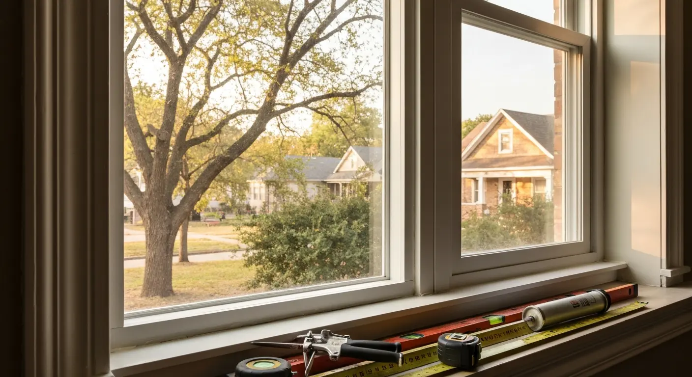 Casement window installation