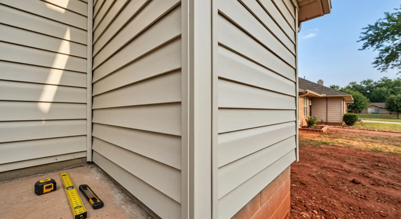 Vinyl siding installation