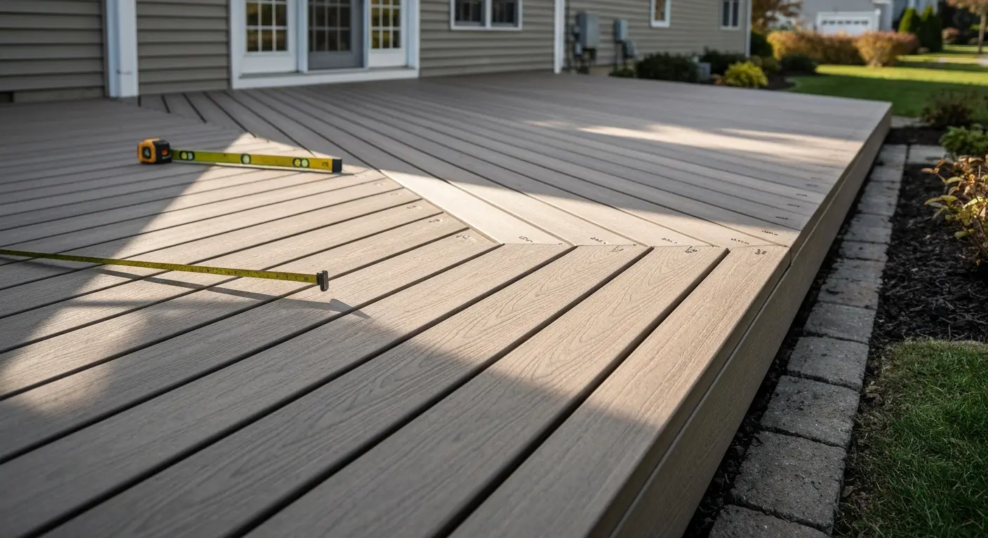 Composite deck material
