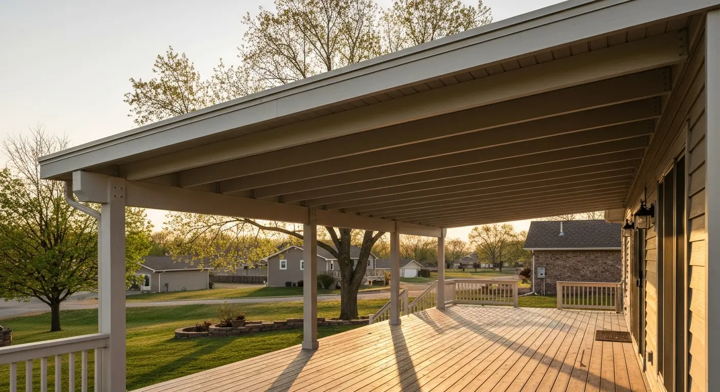 Outdoor patio cover in Shawnee