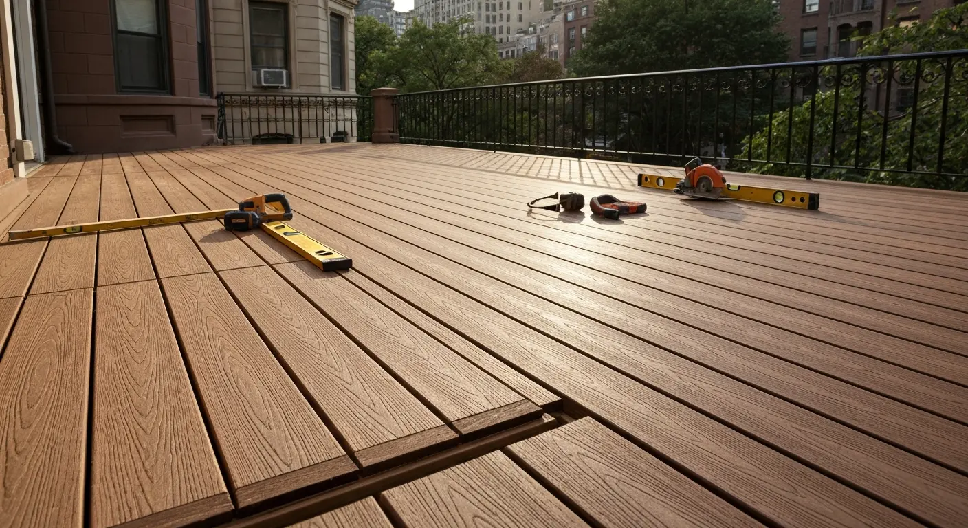 Composite deck structure