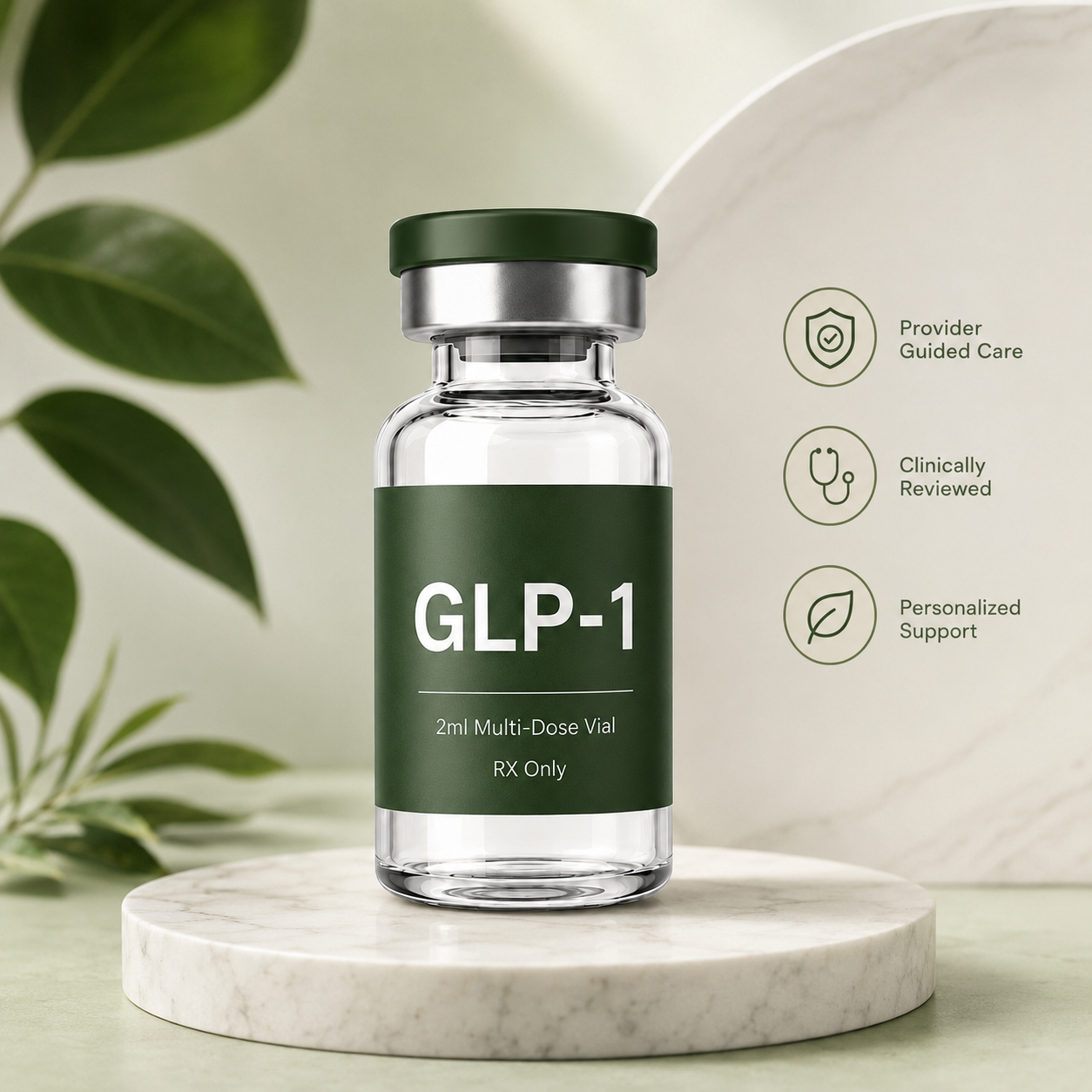 GLP-1 provider-guided weight loss treatment