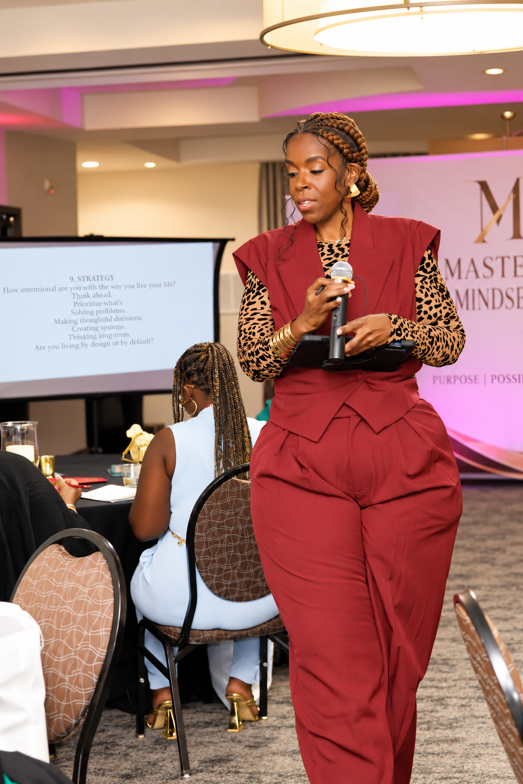 Tammy Capri leading an in-person business experience