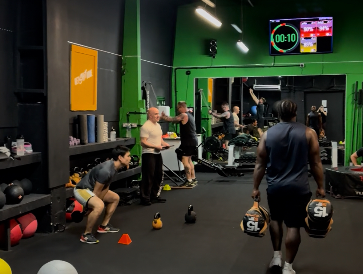 A busy class at Ministry of Fitness