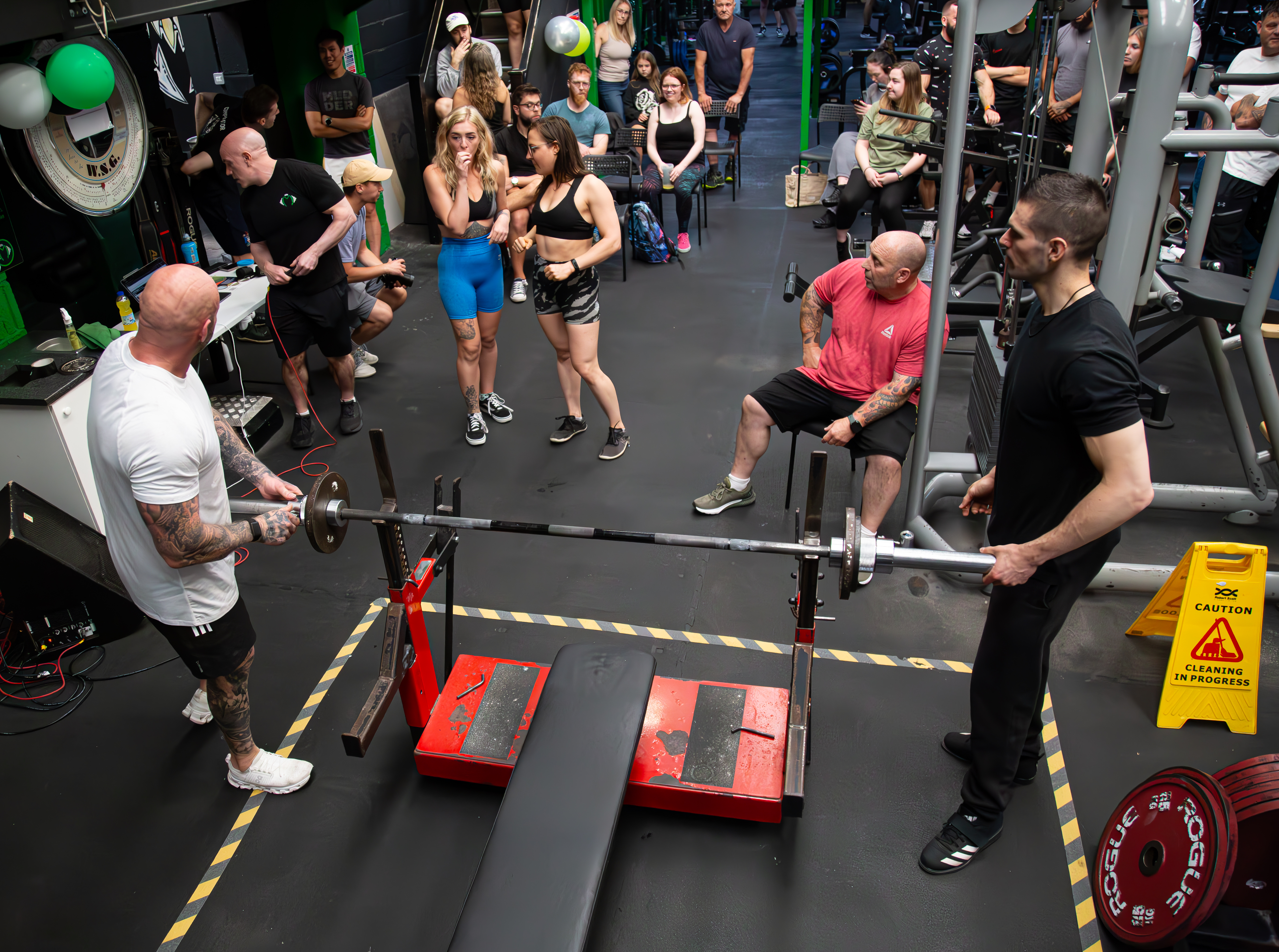 Ministry of Fitness members together at the gym