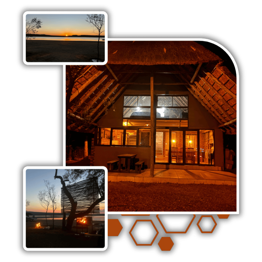 Bosveld Verblyf Waterfront Cabin Front View