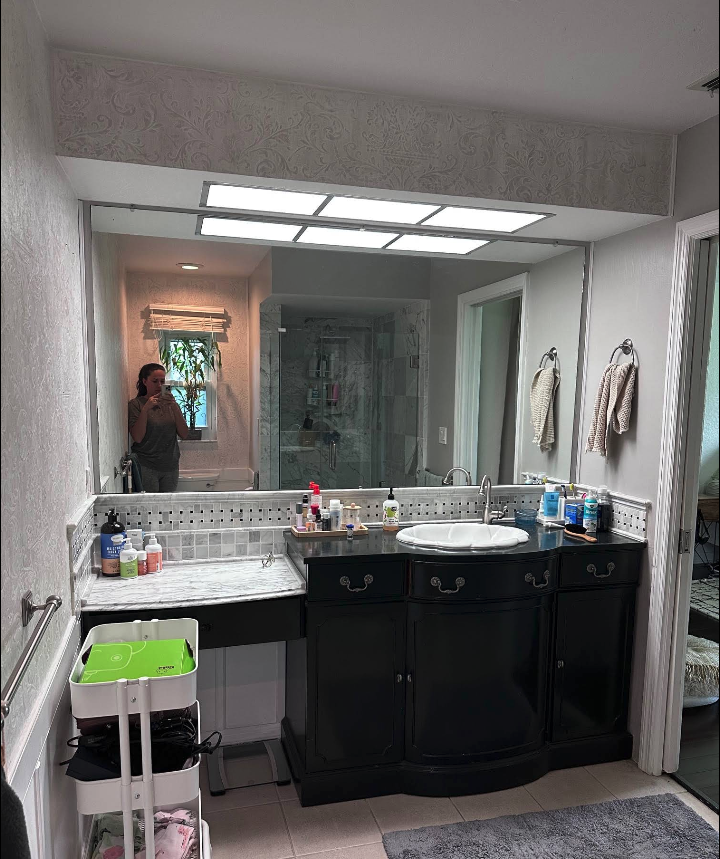 Tampa Bay guest bathroom — before