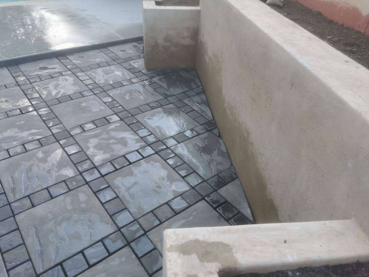 Custom styled paving project by MDW