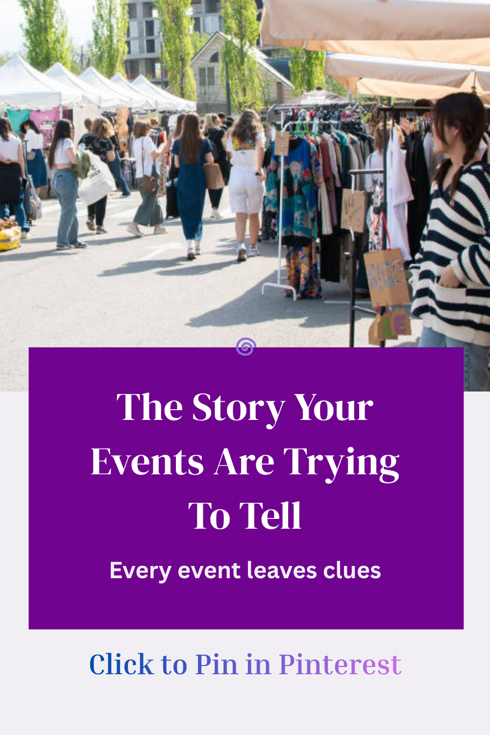 The story your events are trying to tell: every event leaves clues The story your events are trying to tell: every event leaves clues