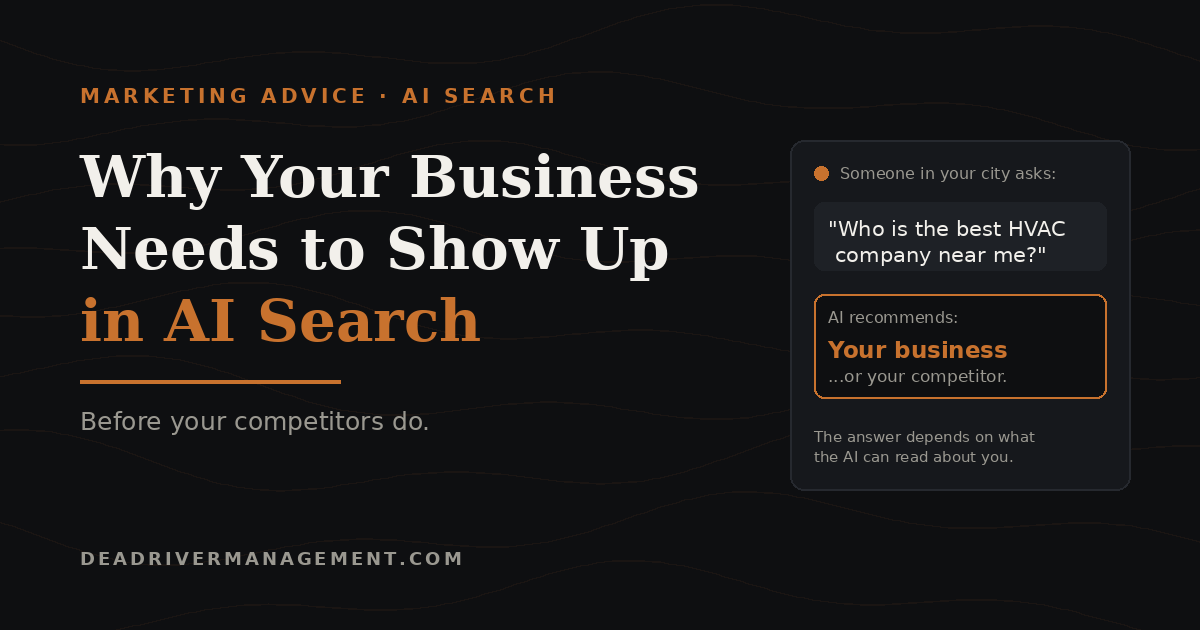 Dead River Management explains AI search