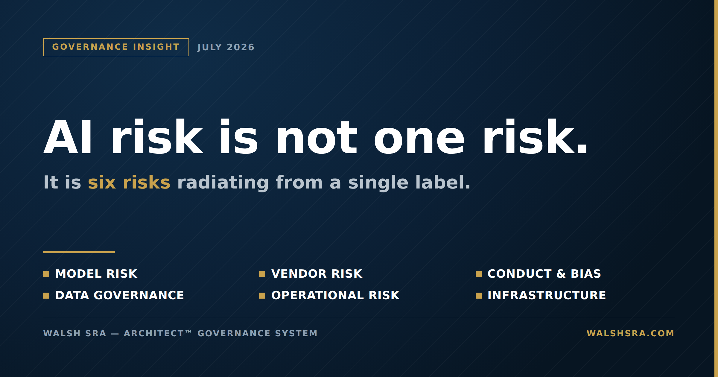 AI Risk Is Not One Risk