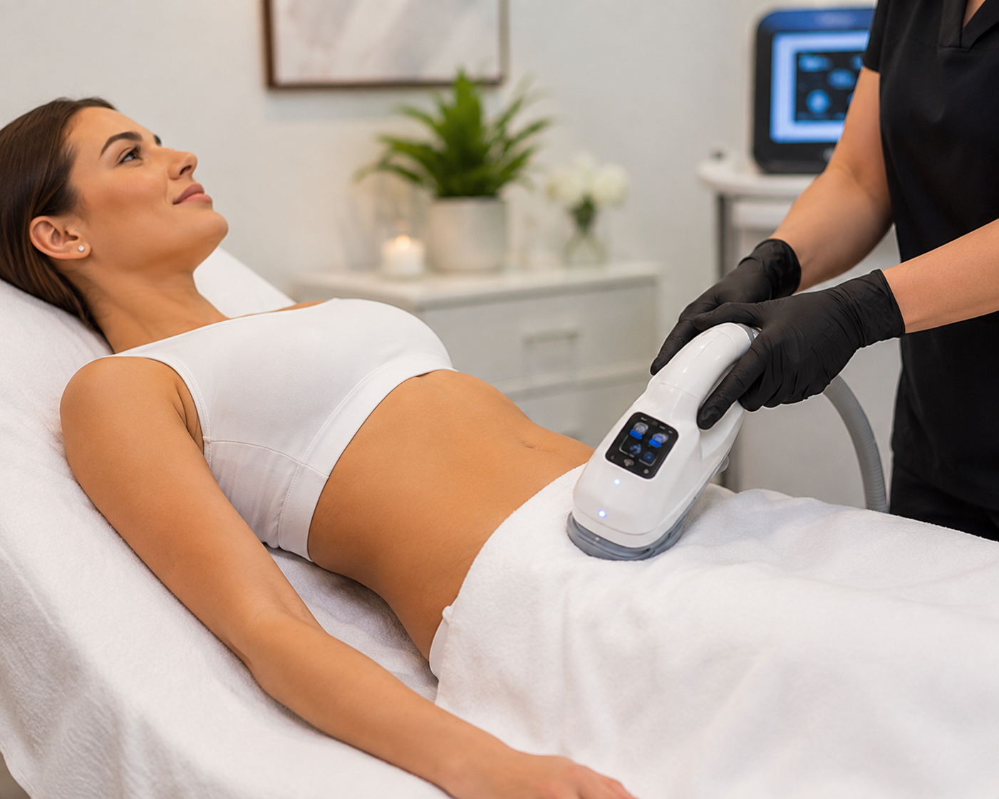 Body sculpting and contouring treatment