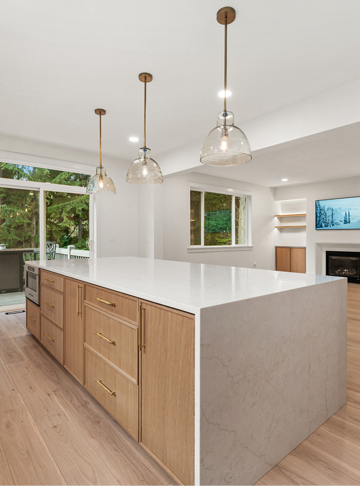 Completed New Day Construction kitchen remodel