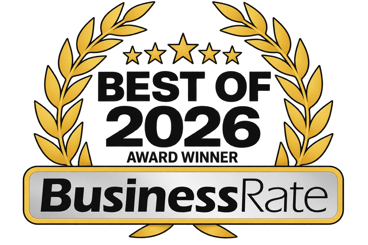 BusinessRate Best of 2026 Award Winner