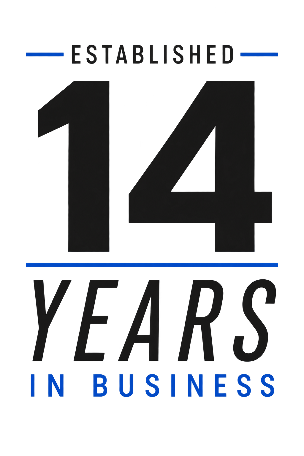 Established 14 years in business