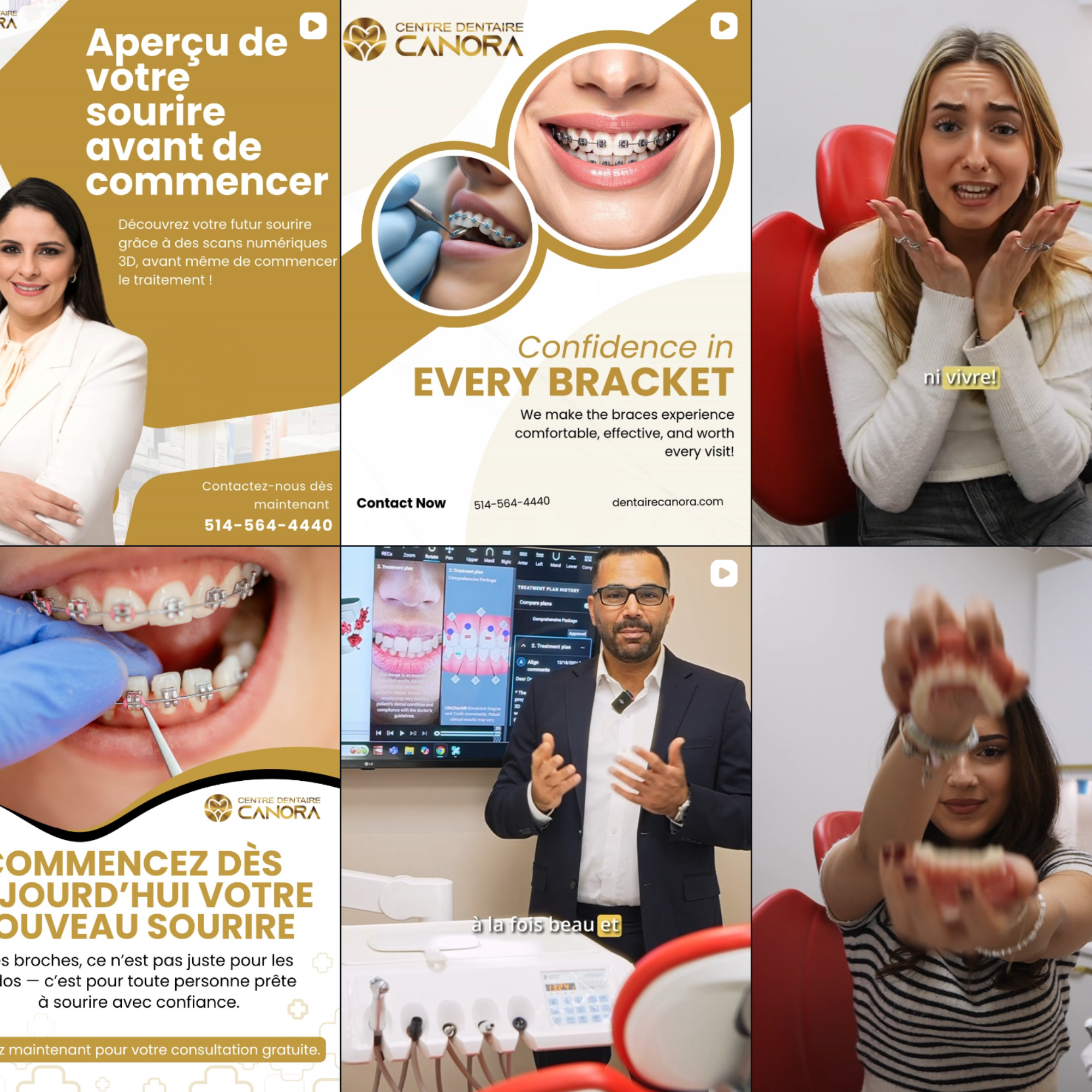 Downtown dental clinic website example