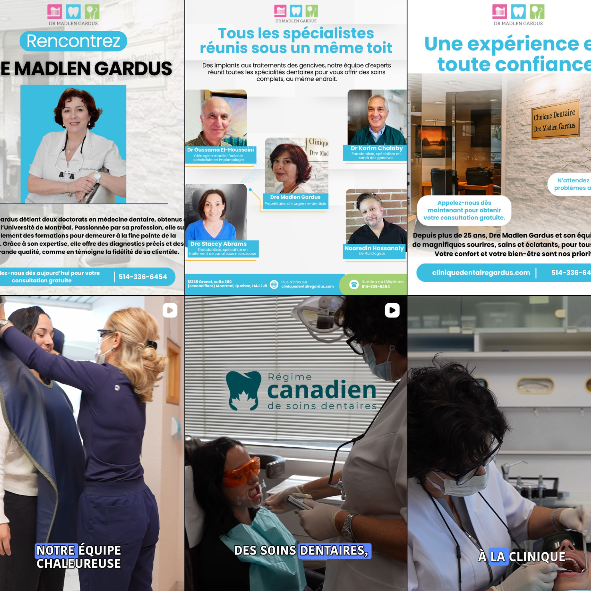 Aesthetic clinic ad example