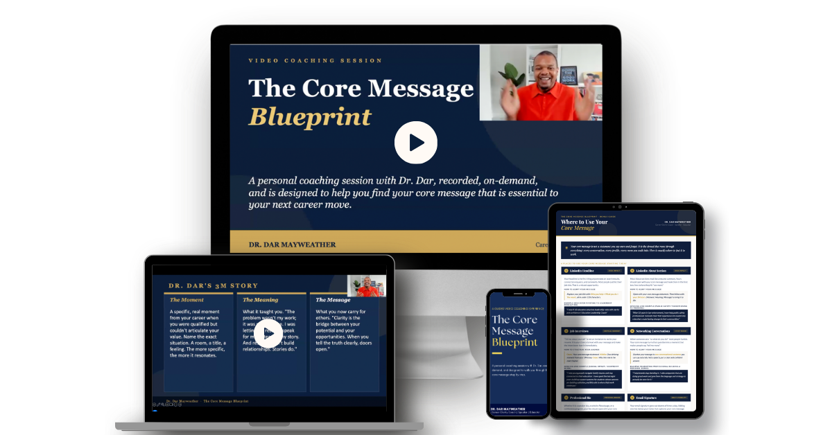 core message blueprint coaching.drdarmayweather.com