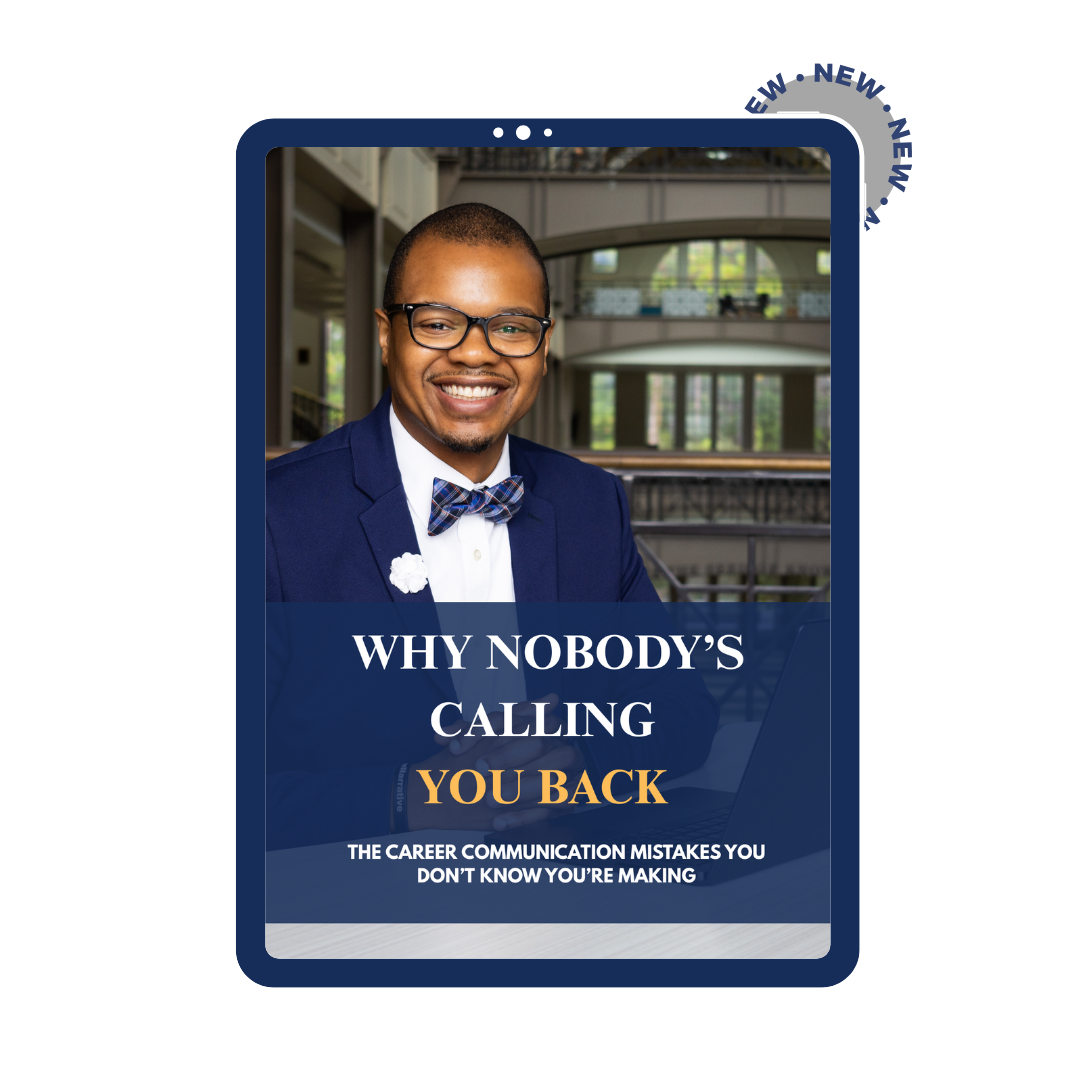 why nobody is calling you back| career clarity
