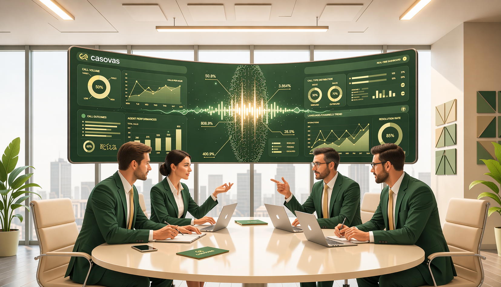 Företag jämför röst AI vs PBX