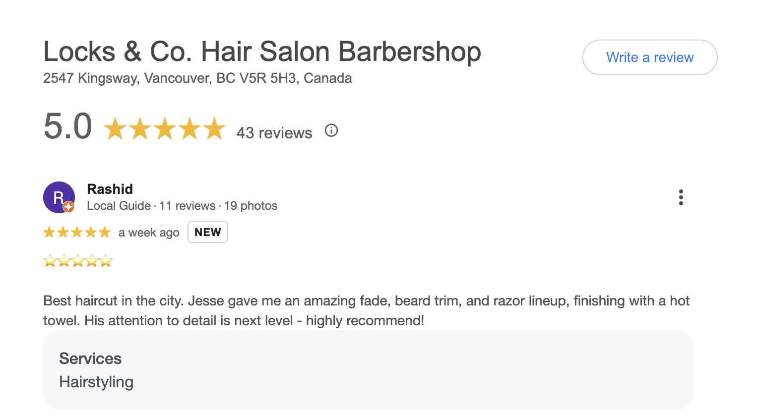 Google Review 2