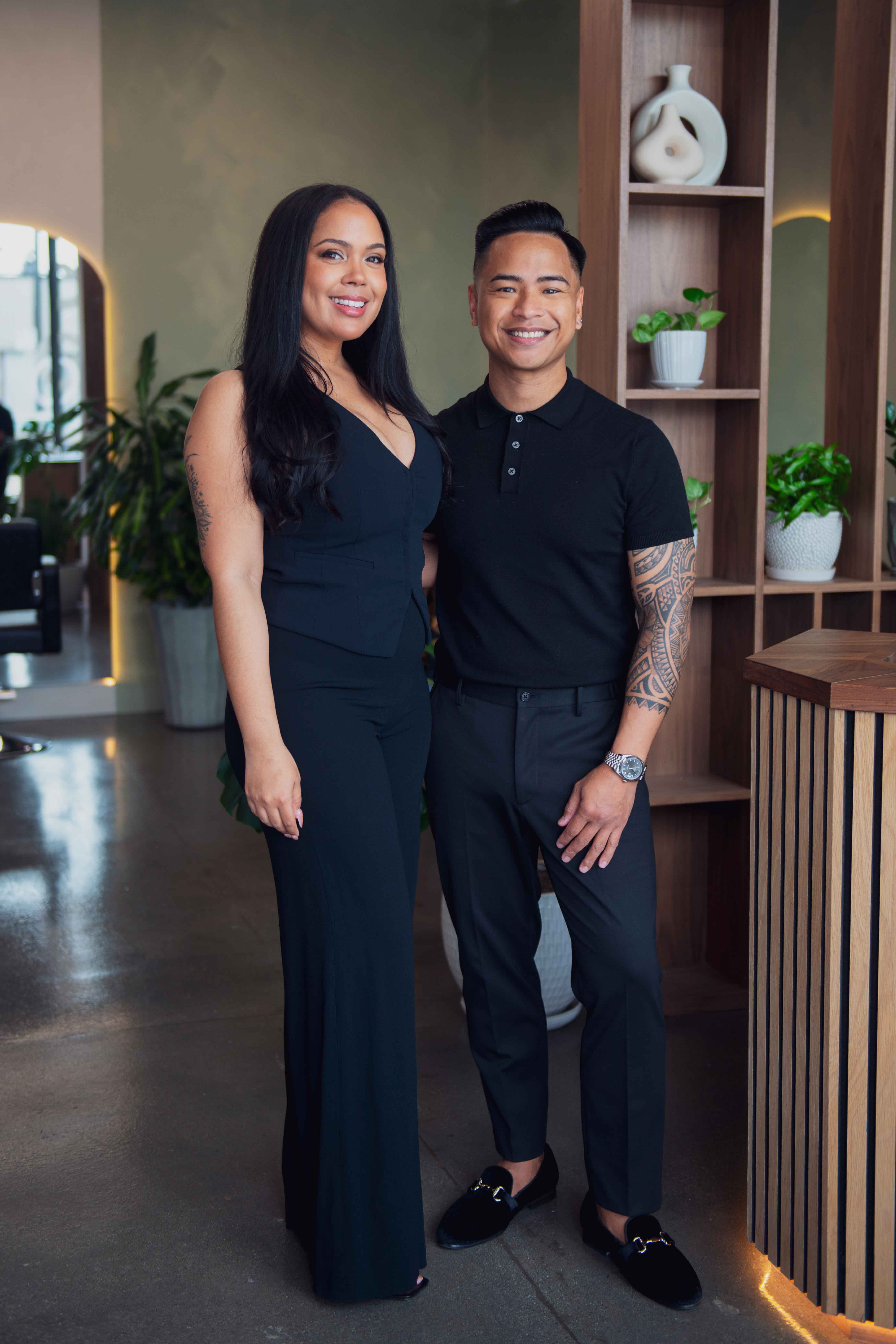 Michael and Alicia, owners of Locks & Co. Hair Studio in Vancouver