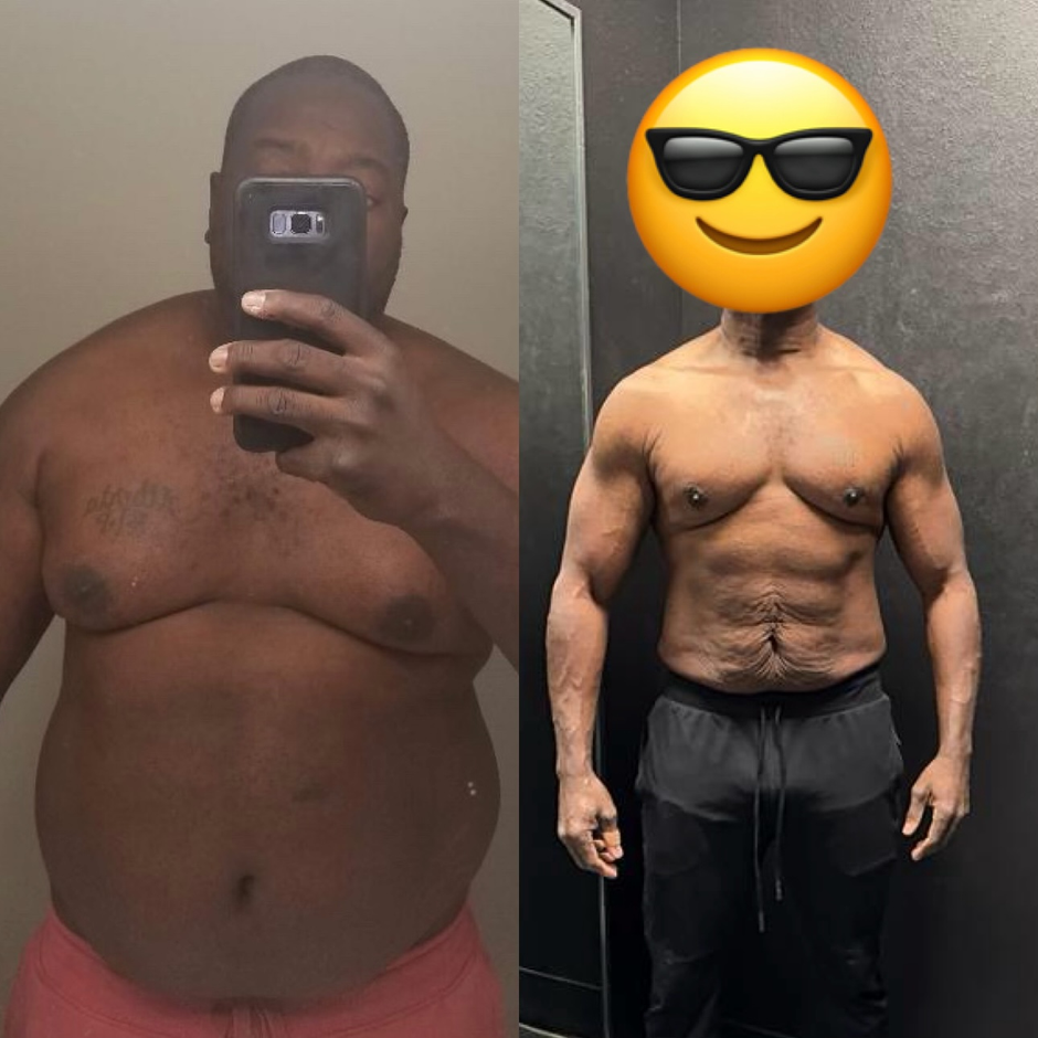 Hakim before and after