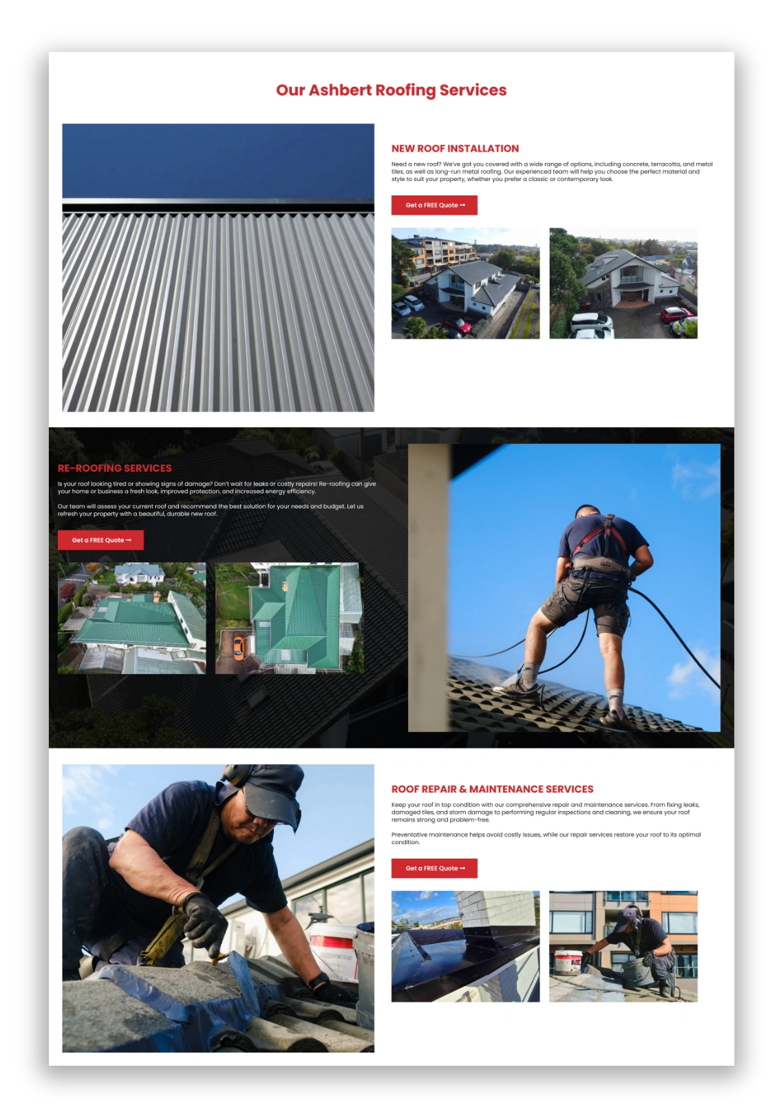 Pressure washing website design built for Premier Exteriors
