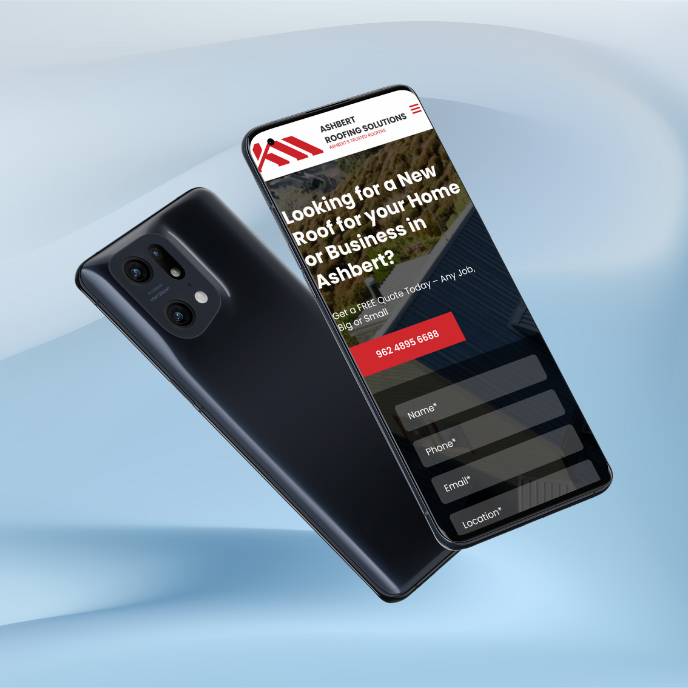 1 page website design