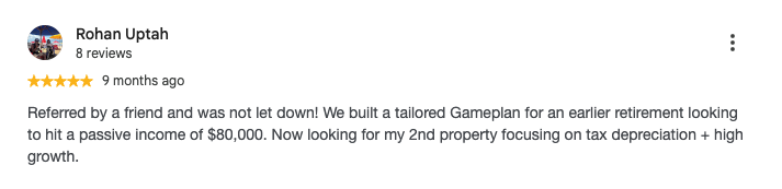 Rothmore Group Google client review