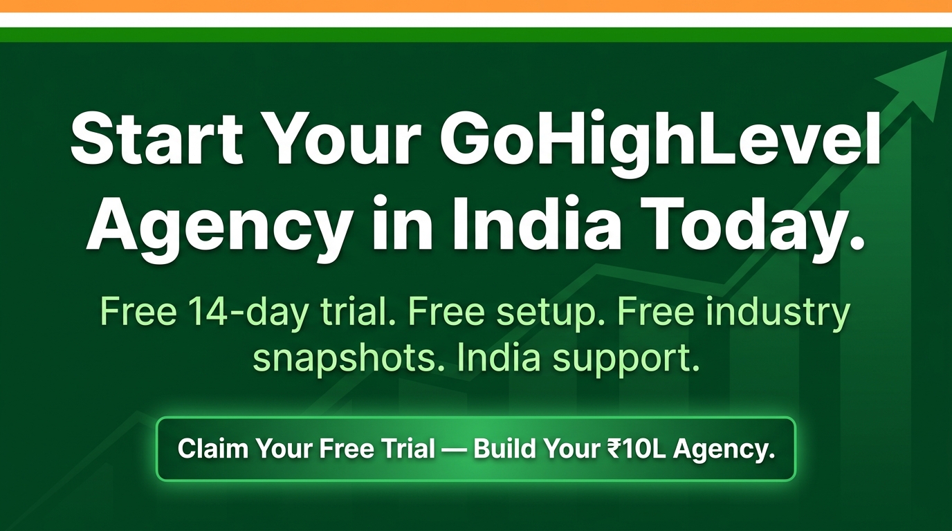 Start Your GoHighLevel Agency in India Today