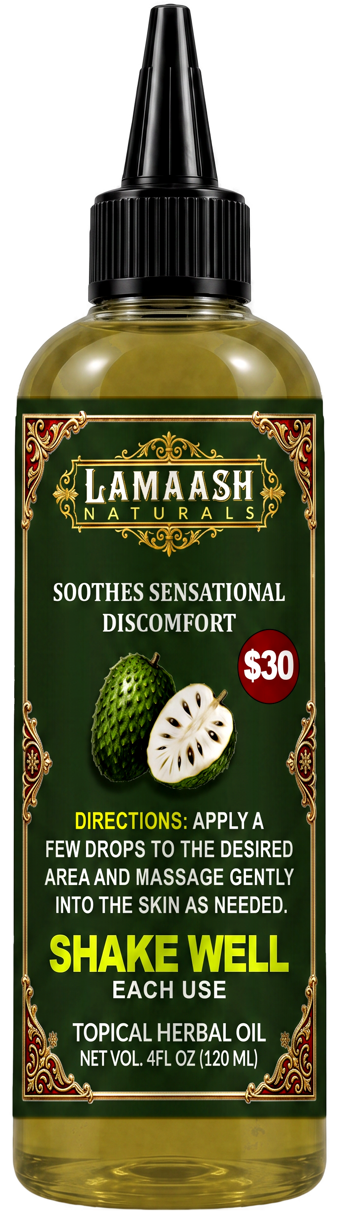 Lamaash 120ml (4 oz) โ Topical Herbal Oil