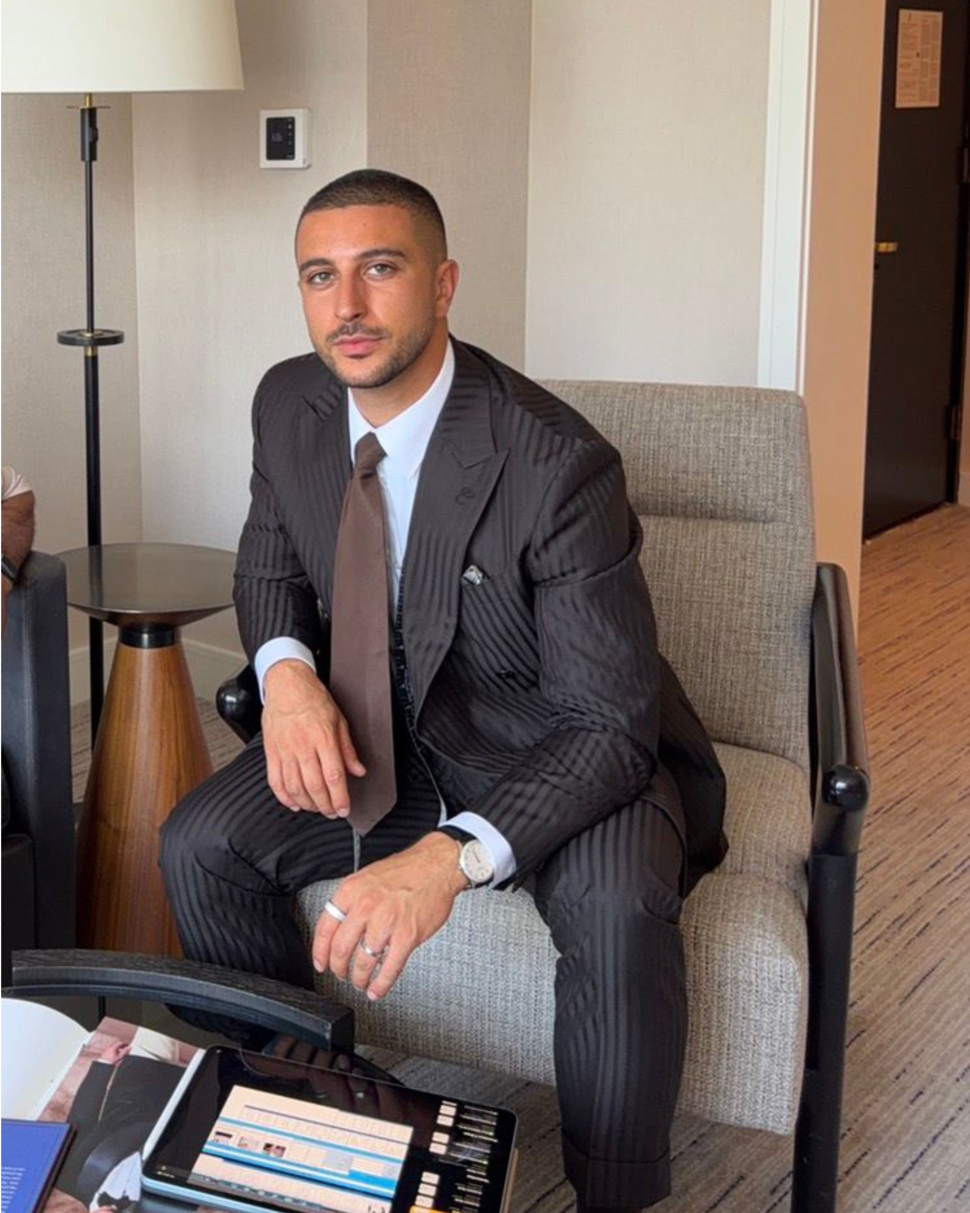 Moe Choucair, founder of Badle Menswear