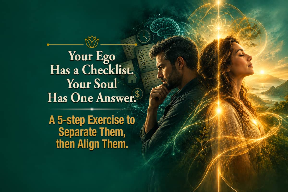 Your Ego Has a Checklist. Your Soul Has One Answer.