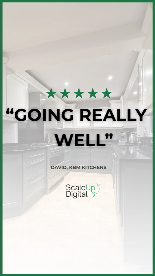 David, KBM Kitchens — Going really well