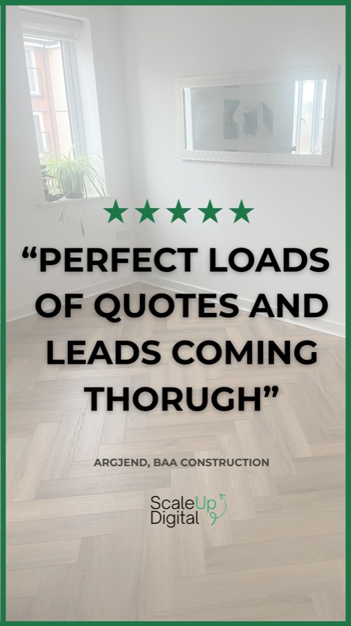 Argjend, BAA Construction — Perfect loads of quotes and leads coming through