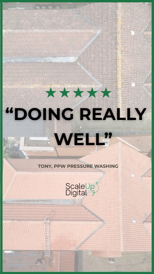 Tony, PPW Pressure Washing — Doing really well