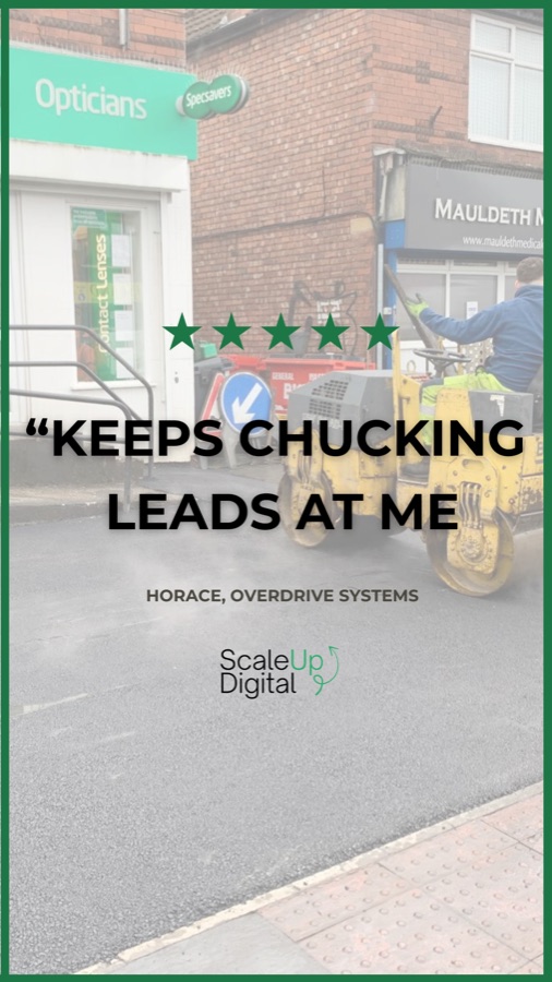 Horace, Overdrive Systems — Keeps chucking leads at me