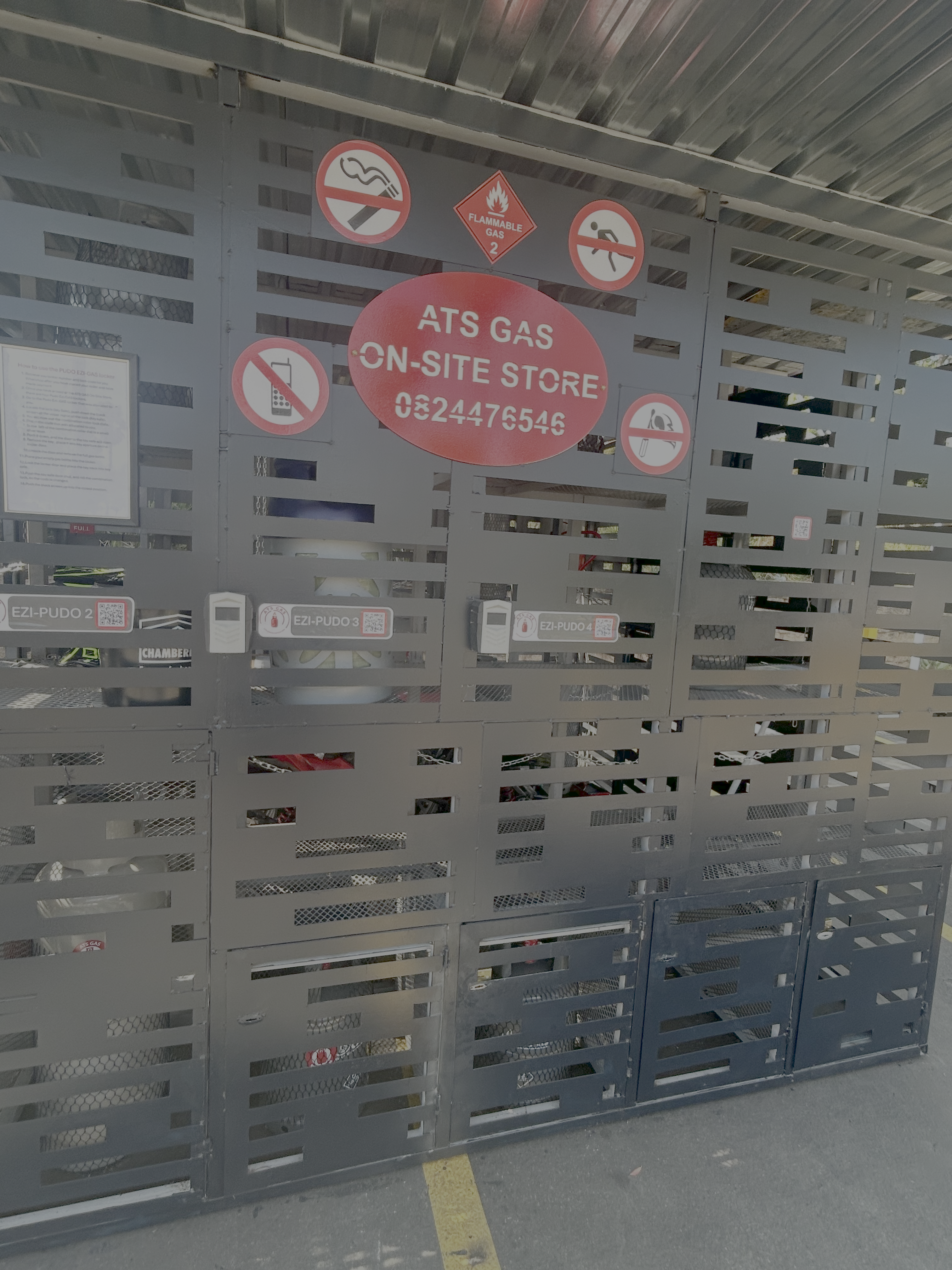ATS Gas PUDO EZI-GAS lockers